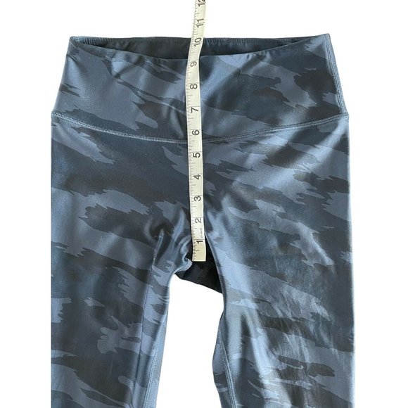 Soul by SoulCycle Camo‎ Printed Leggings Blue High Waist Logo Size S MSRP $88 - Picture 9 of 9